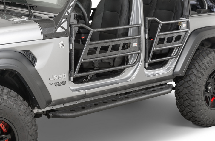 Fishbone Offroad Front and Rear Tube Doors for 18-25 Jeep Wrangler JL/ JLU & Gladiator JT