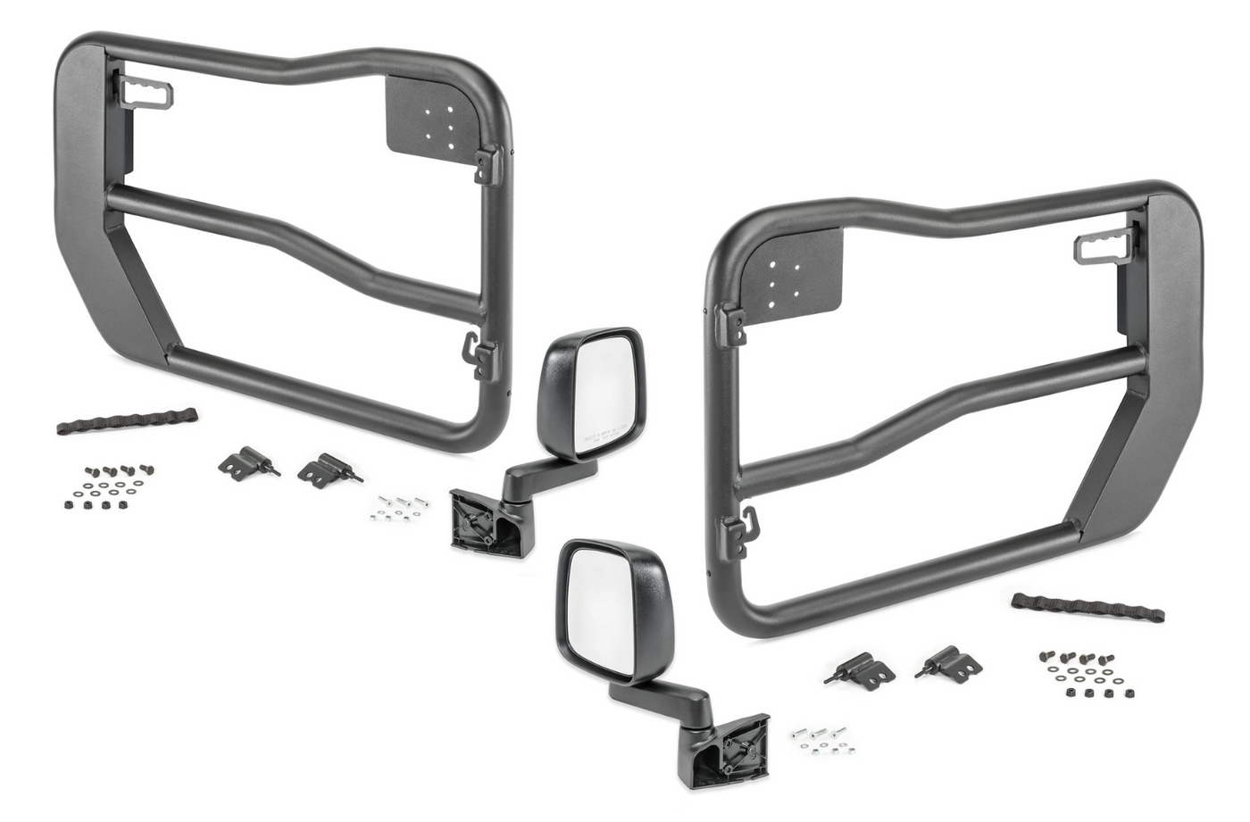 Rugged Ridge Fortis Tube Doors for 18-23 Jeep Wrangler JL & Gladiator JT