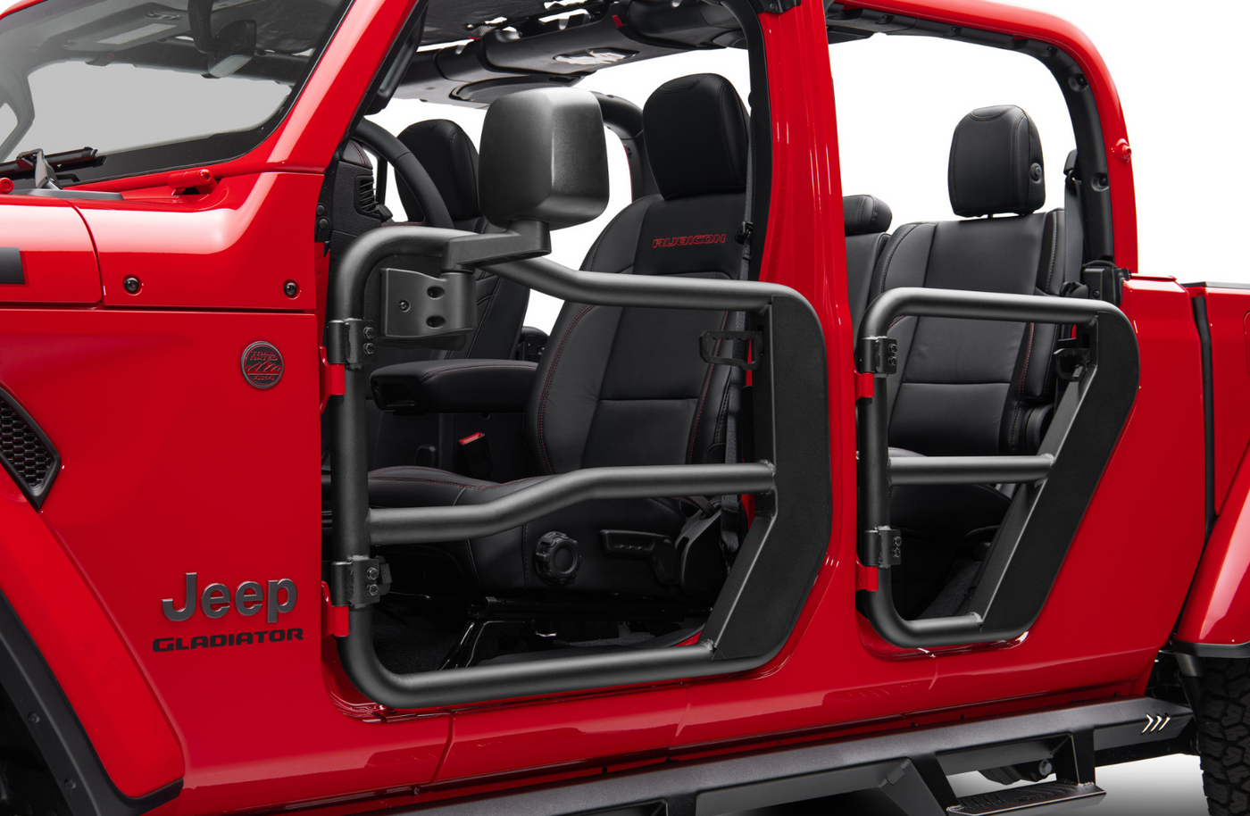 Rugged Ridge Fortis Tube Doors for 18-23 Jeep Wrangler JL & Gladiator JT