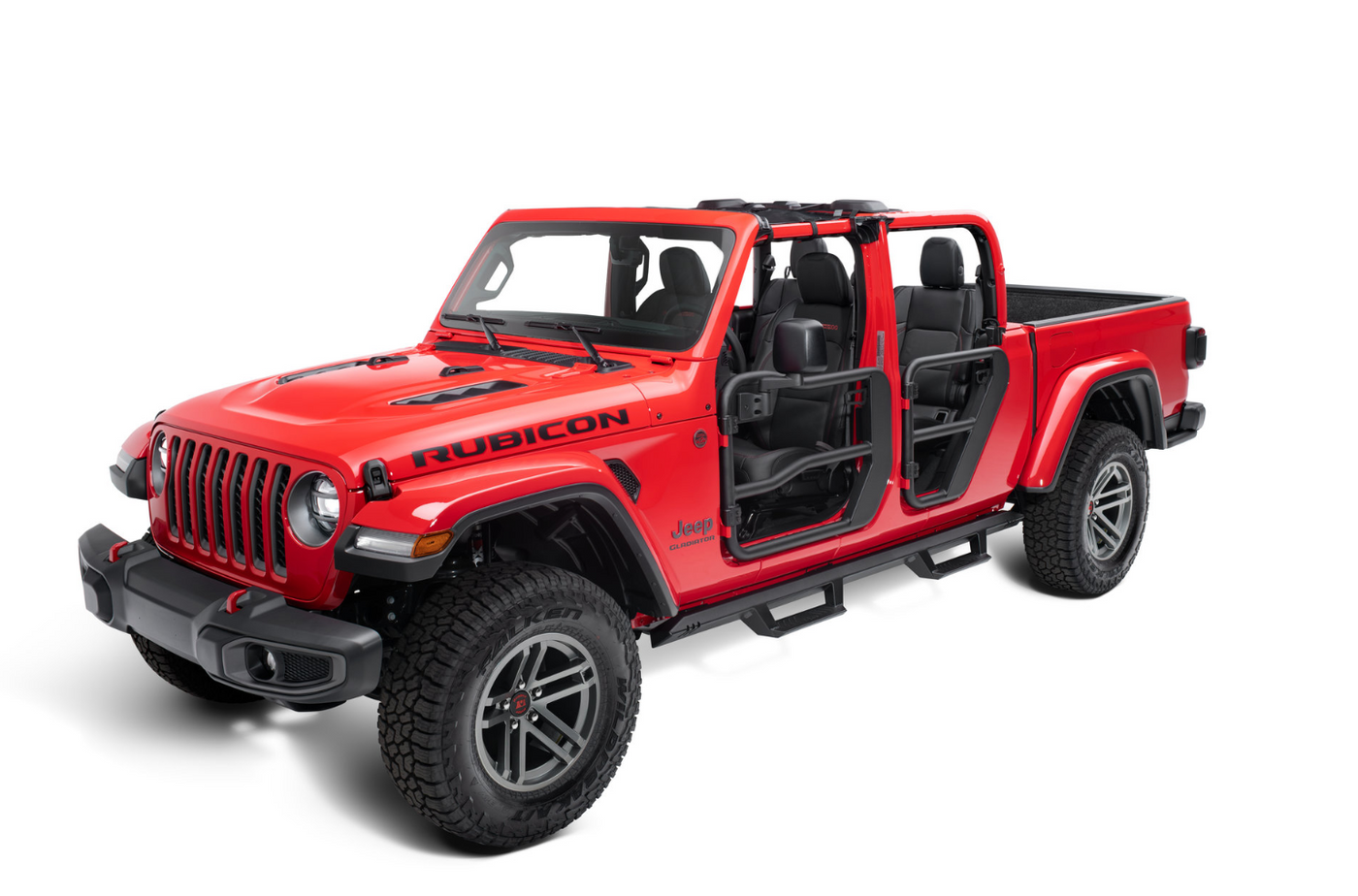 Rugged Ridge Fortis Tube Doors for 18-23 Jeep Wrangler JL & Gladiator JT