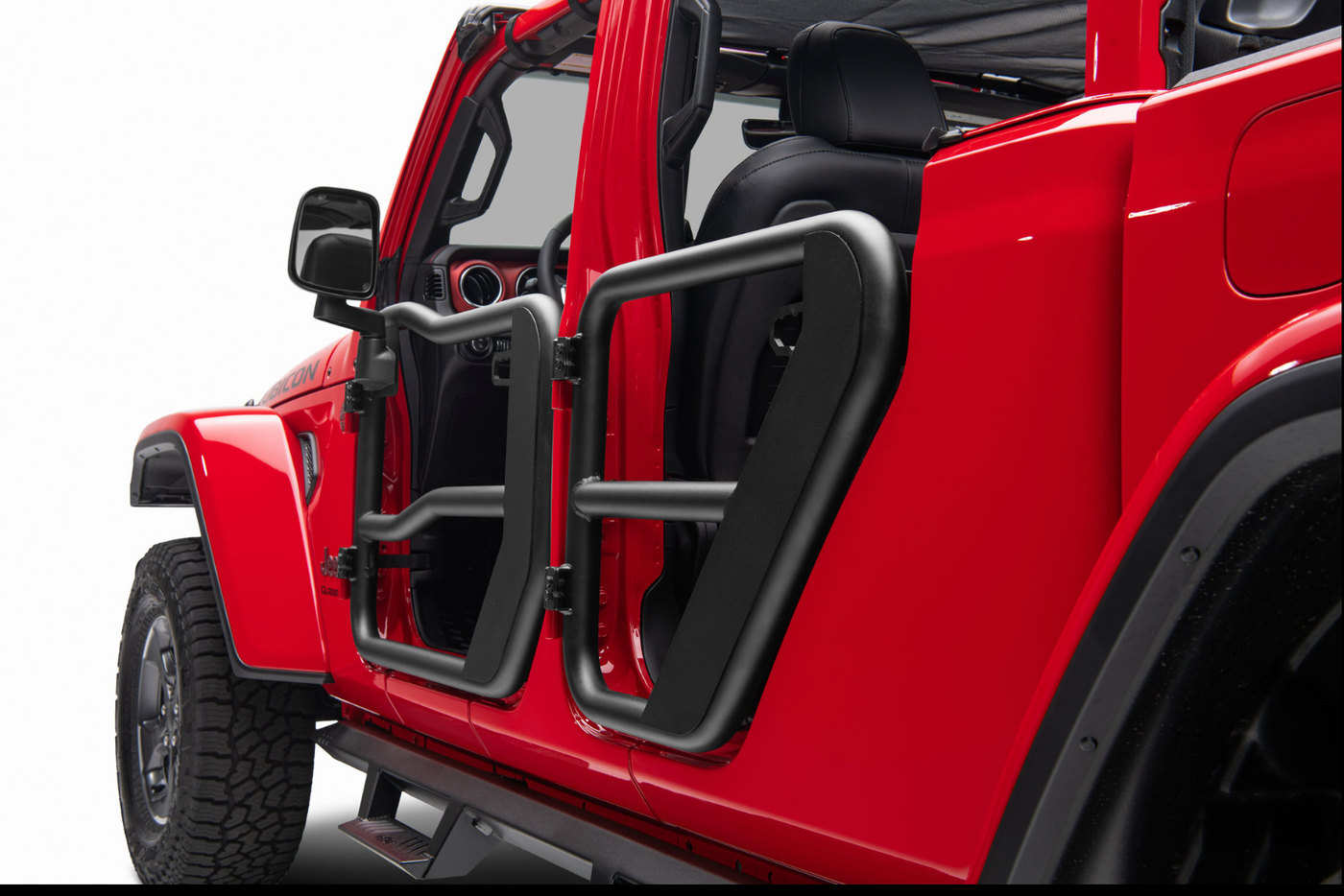 Rugged Ridge Fortis Tube Doors for 18-23 Jeep Wrangler JL & Gladiator JT