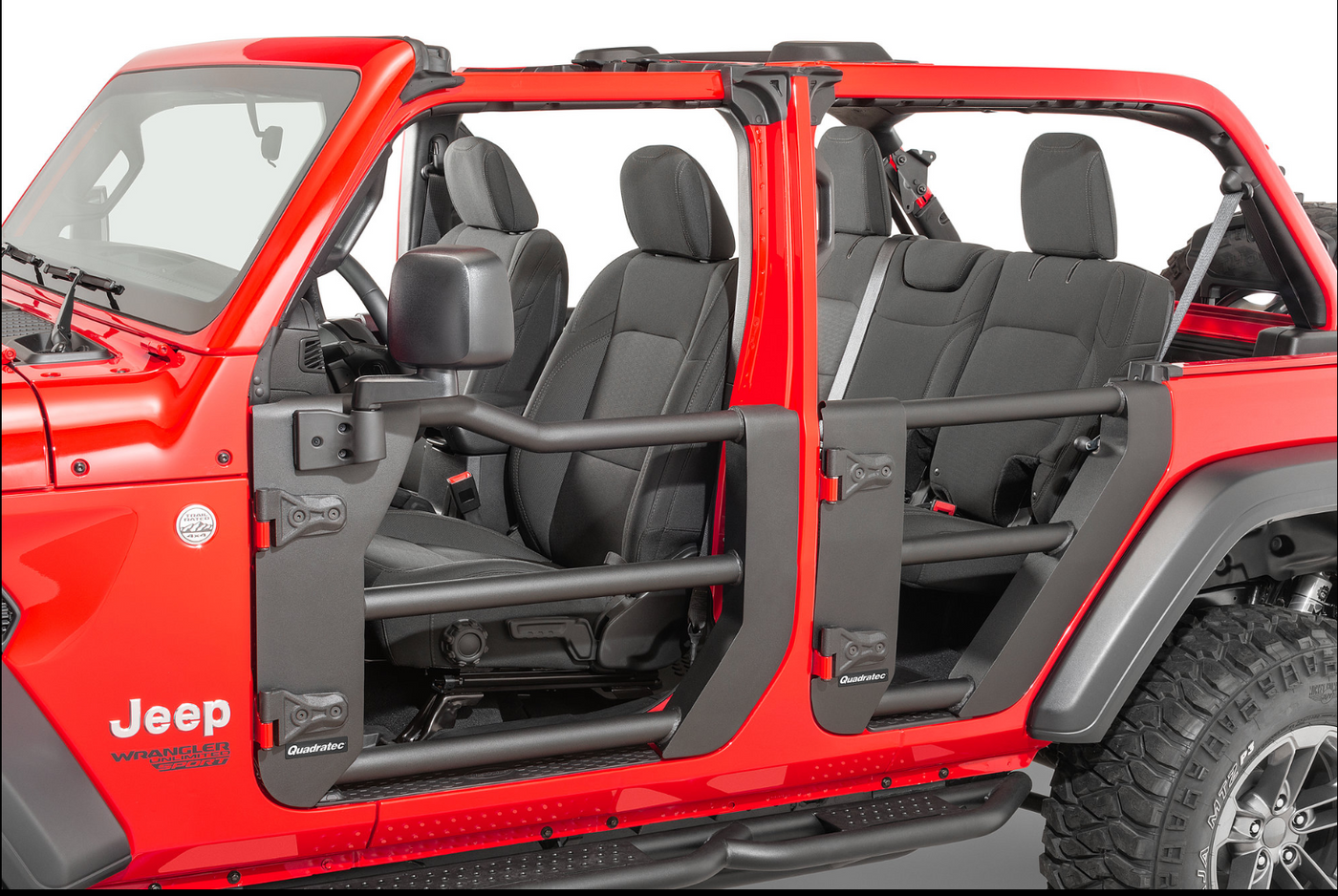 Quadratec Tube Doors for 18-23 Jeep Wrangler JL/JLU & Gladiator JT