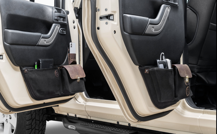 Overland Outfitters Door Panel Pockets Pair for 11-18 Jeep Wrangler JK