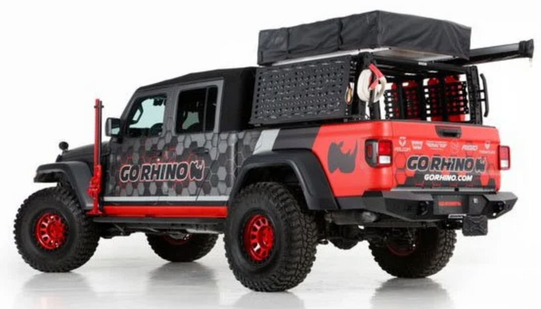 Go Rhino XRS Overland Xtreme Bed Rack-Full Size for 20-24 Jeep Gladiator JT