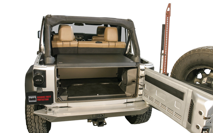 Tuffy Security Products Deluxe Security Deck Enclosure for 11-18 Jeep Wrangler JK