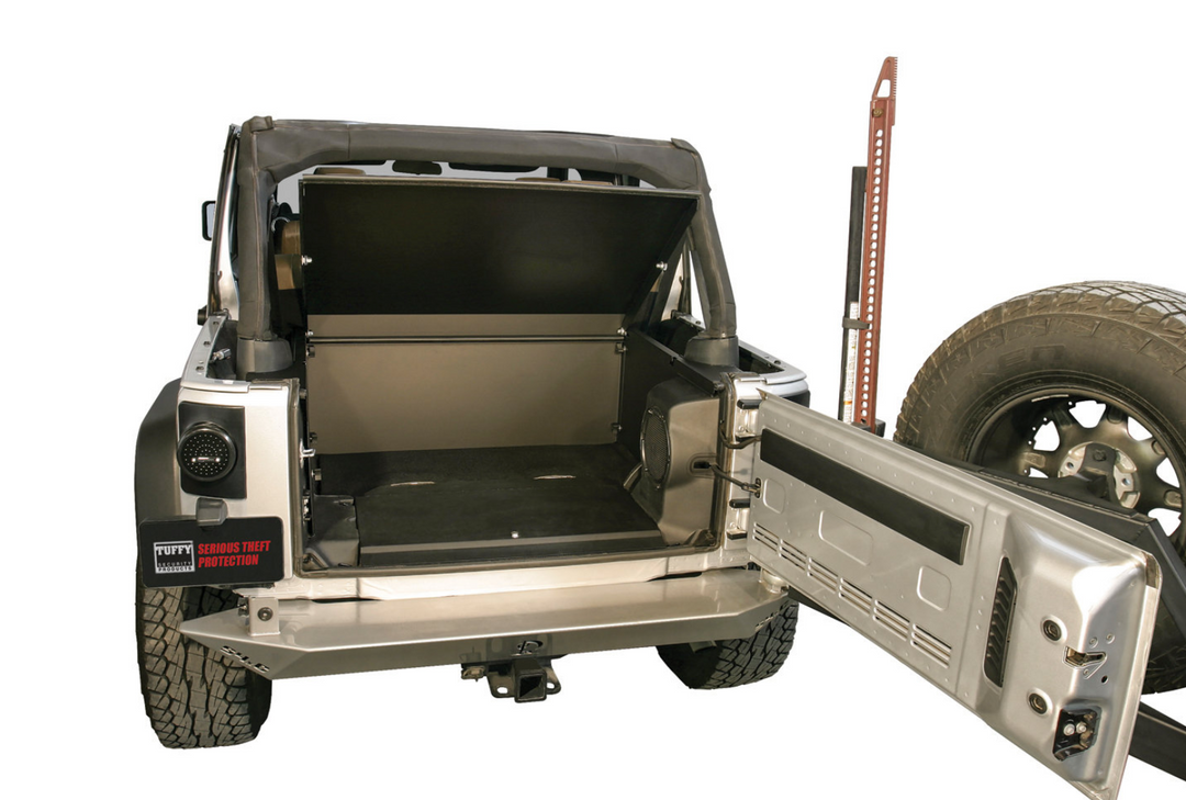 Tuffy Security Products Deluxe Security Deck Enclosure for 11-18 Jeep Wrangler JK