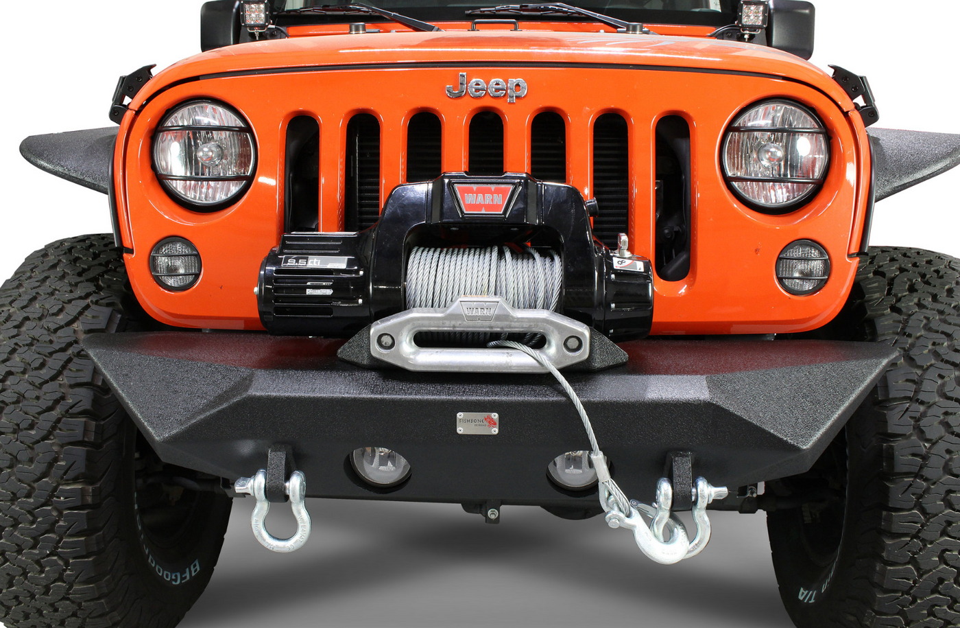 Fishbone Offroad Manowar Front Bumper for 07-18 Jeep Wrangler JK