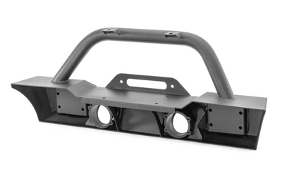 TACTIK Stubby Front Bumper with Hoop for 18-22 Jeep Wrangler JL & Gladiator JT