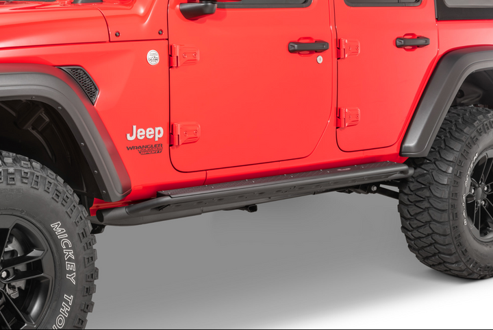Quadratec Brute Strength Side Steps for 18-25 Jeep Wrangler Unlimited JLU 4-Door