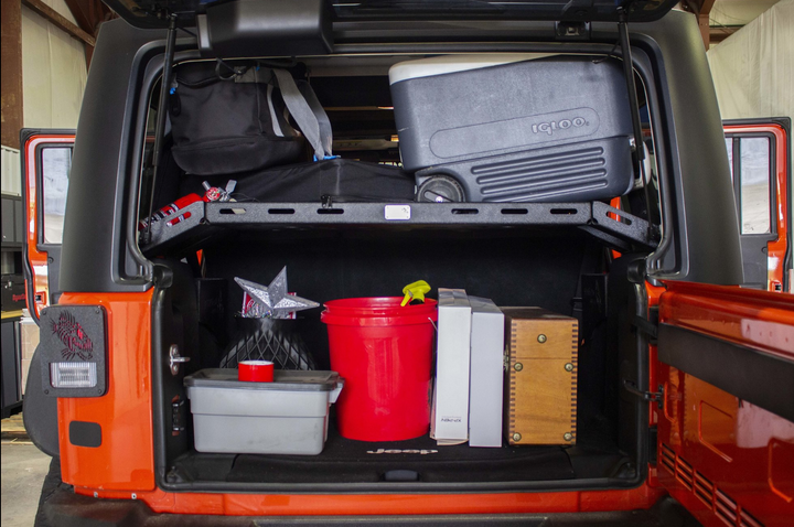 Fishbone Offroad Interior Storage Rack for 07-18 Jeep Wrangler JK Unlimited 4-Door