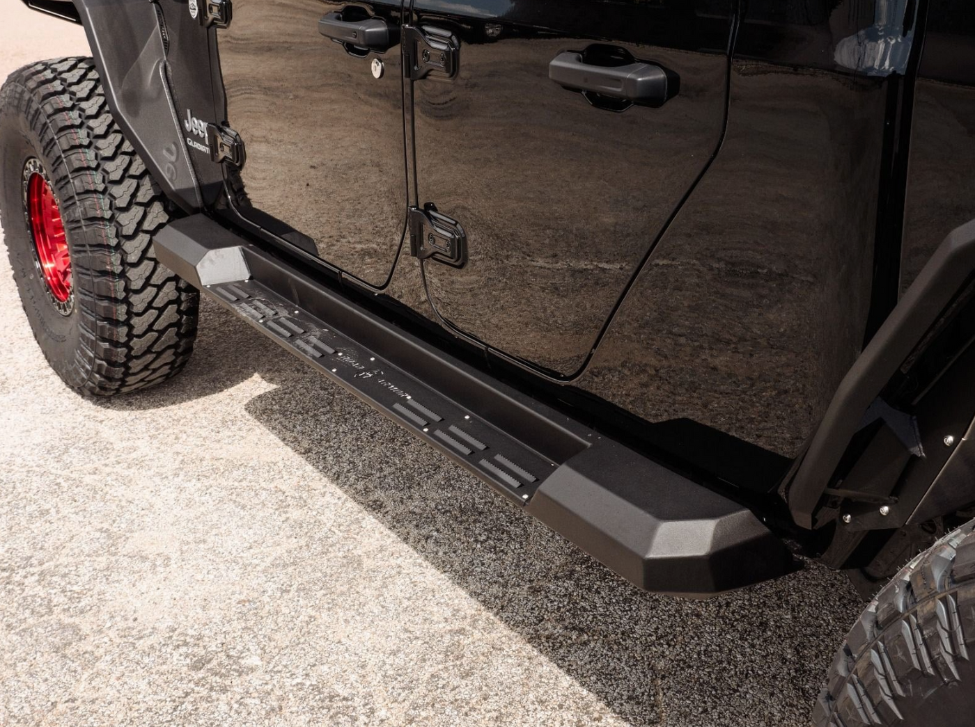 Road Armor Stealth Running Board Steps for 20-23 Jeep Gladiator JT