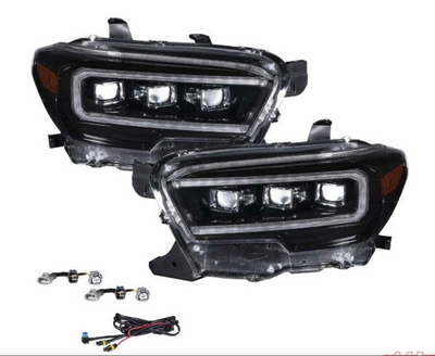 2016-2023 Toyota Tacoma | Diode Dynamics Sequential LED Projector Headlights Pair