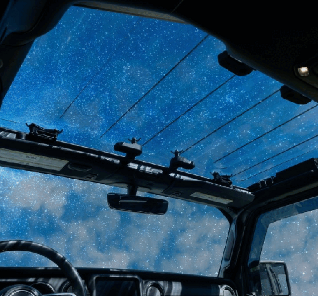 2018-25 Jeep Wrangler | Gladiator Putco Element Sky View Clear Hard Top Lid