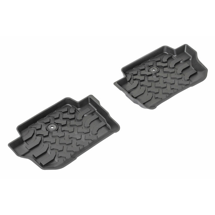 Quadratec Ultimate All Weather Floor Liners for 18-22 Jeep Wrangler JL 2-Door