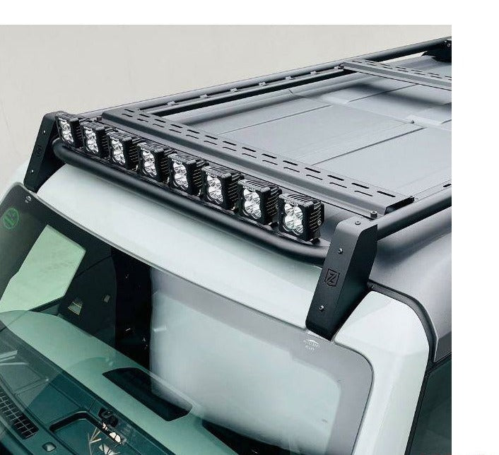 ZROADZ Black Roof Rack w/8 3" LED Light Pods Ford Bronco 2021+