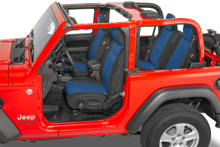 Diver Down Front and Rear Neoprene Seat Covers for 18-25 Jeep Wrangler JL 2-Door