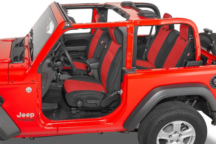 Diver Down Front and Rear Neoprene Seat Covers for 18-25 Jeep Wrangler JL 2-Door