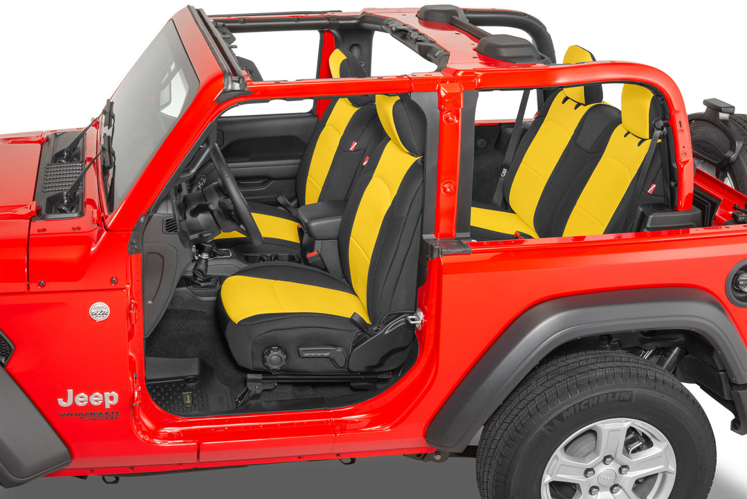 Diver Down Front and Rear Neoprene Seat Covers for 18-25 Jeep Wrangler JL 2-Door