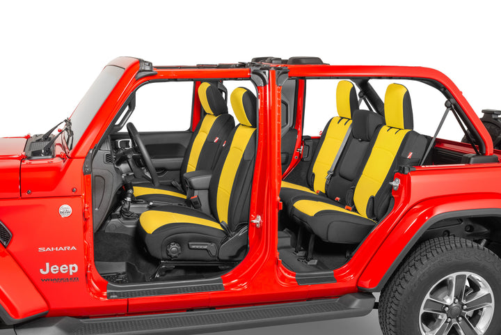 Diver Down Front and Rear Neoprene Seat Covers for 18-22 Jeep Wrangler JLU Unlimited 4-Door