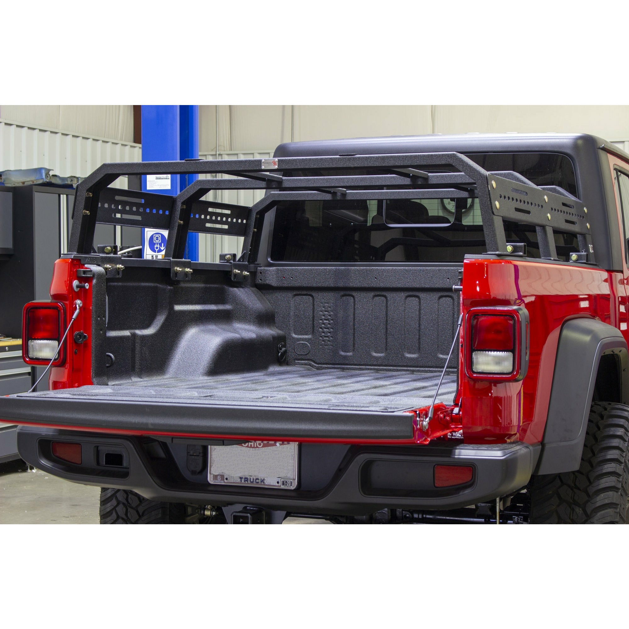 Fishbone Offroad Tackle Bed Rack Half and Full Height for 20-25 Jeep G ...