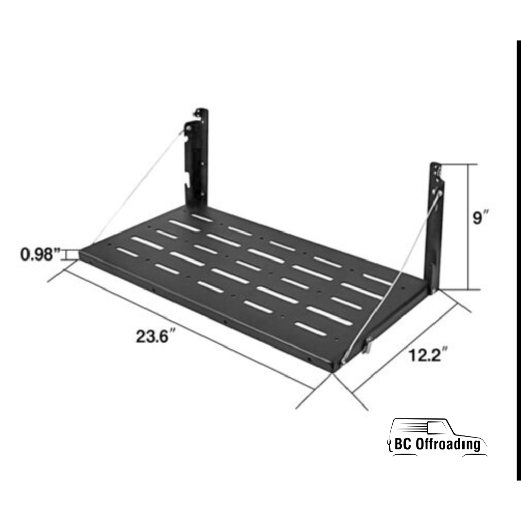 Jeep Wrangler Jk Multi-Purpose Rear Tailgate Table Foldable Storage Shelf 2007+