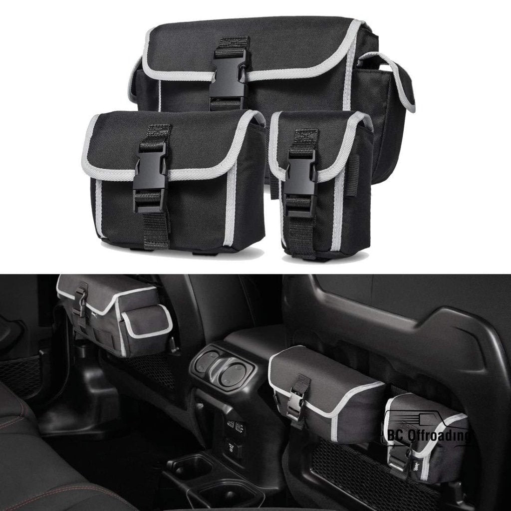 Jeep Wrangler Jl/jlu Backseat And Tailgate Table Organizing Storage Bags 2018+