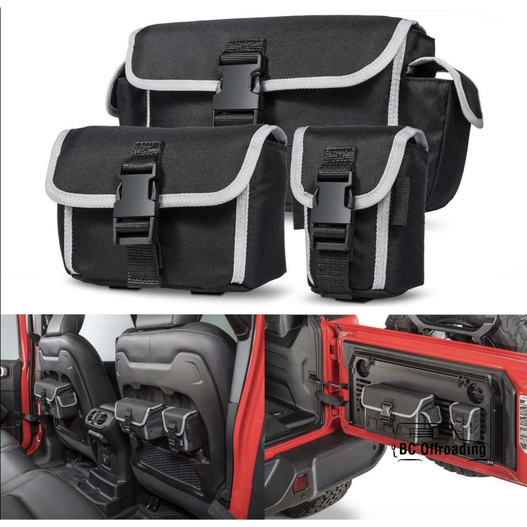 Jeep Wrangler Jl/jlu Backseat And Tailgate Table Organizing Storage Bags 2018+