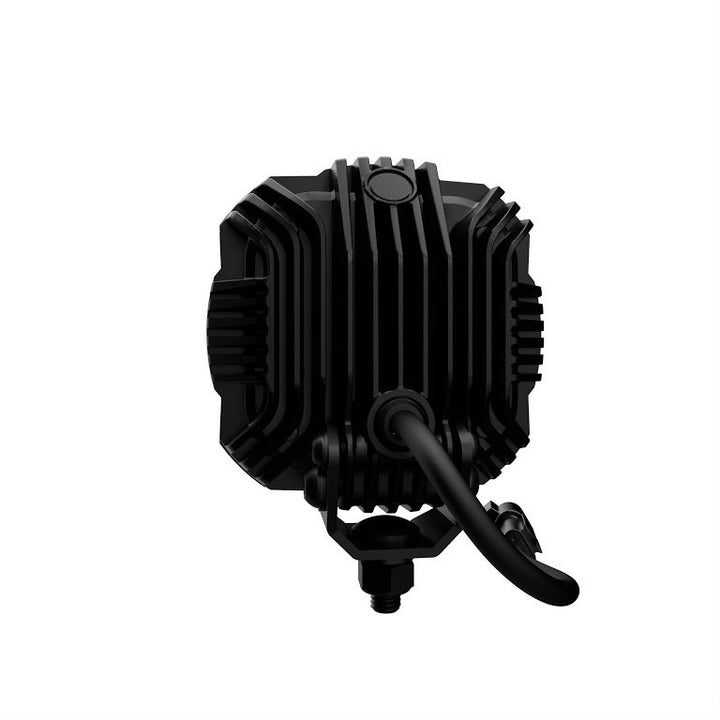KC HiLiTES Flex Era 4 LED Lights with Pillar Mounts Spot Beam for 07-24 Jeep Wrangler JL/ JK & Gladiator JT