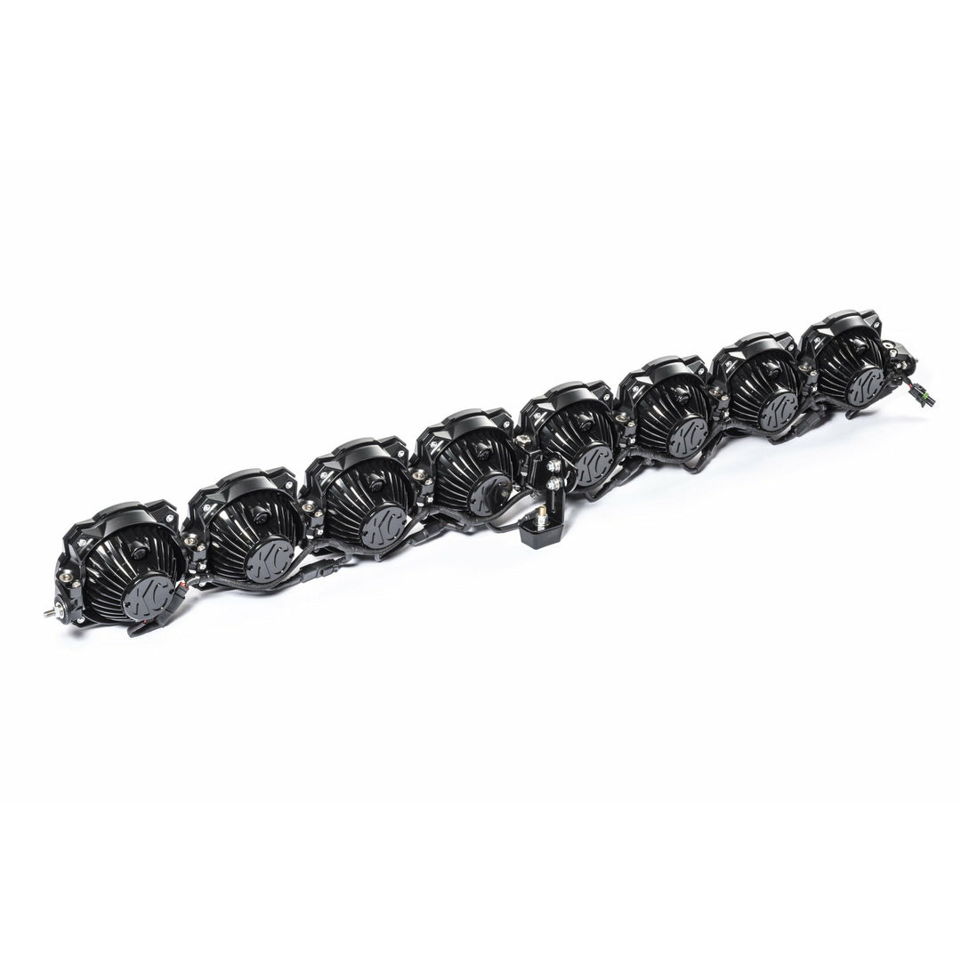 KC HiLiTES Gravity Pro6 LED Light Bar Kit for 18-24 Jeep Wrangler JL and Gladiator JT