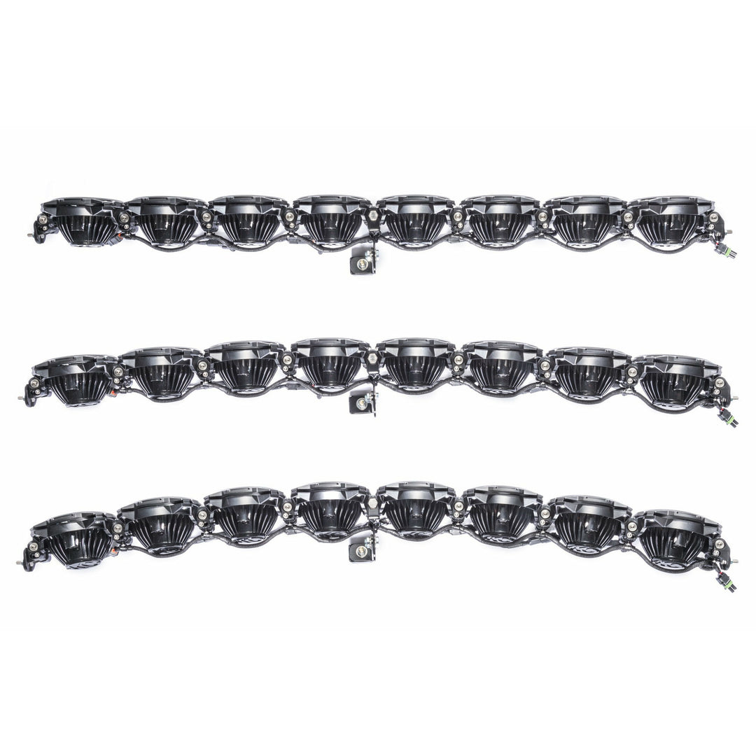 KC HiLiTES Gravity Pro6 LED Light Bar Kit for 18-24 Jeep Wrangler JL and Gladiator JT
