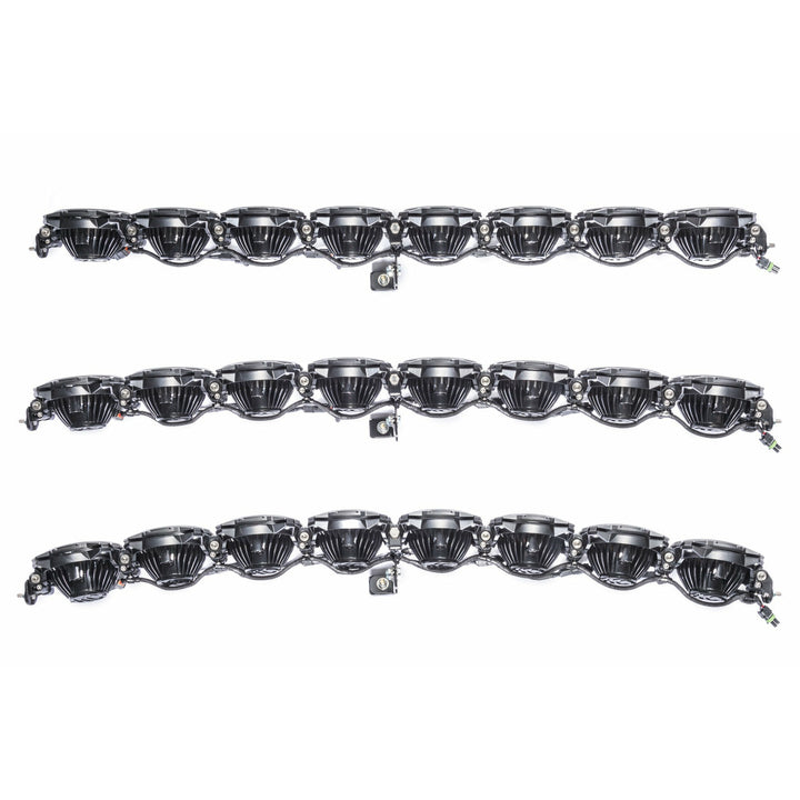 KC HiLiTES Gravity Pro6 LED Light Bar Kit for 18-24 Jeep Wrangler JL and Gladiator JT