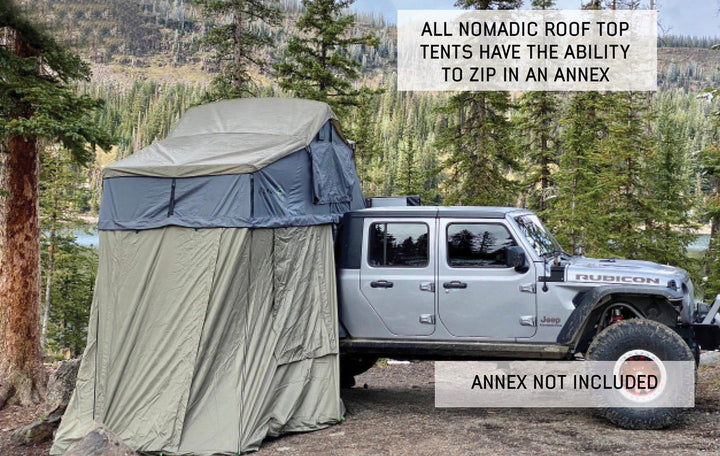 Overland Vehicle Systems Nomadic 4 Extended Roof Top Tent
